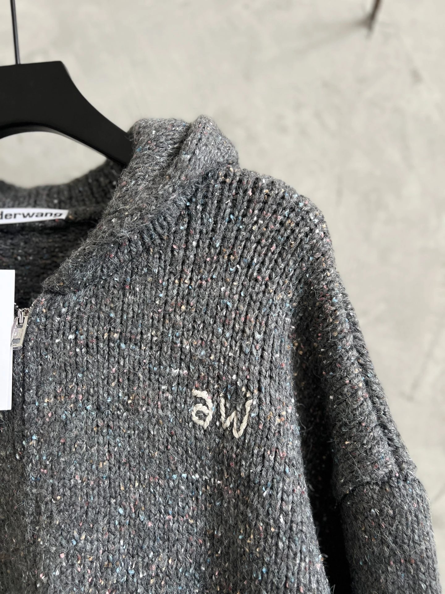 Alexander Wang Women Hooded Knit Zip Cardigan Sweater