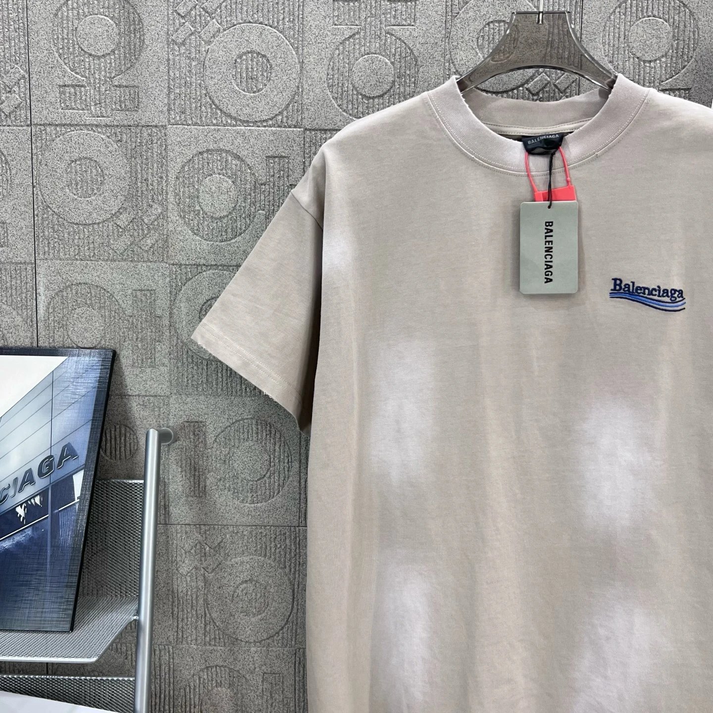 Balenciaga Oversized Cotton Logo T-Shirt