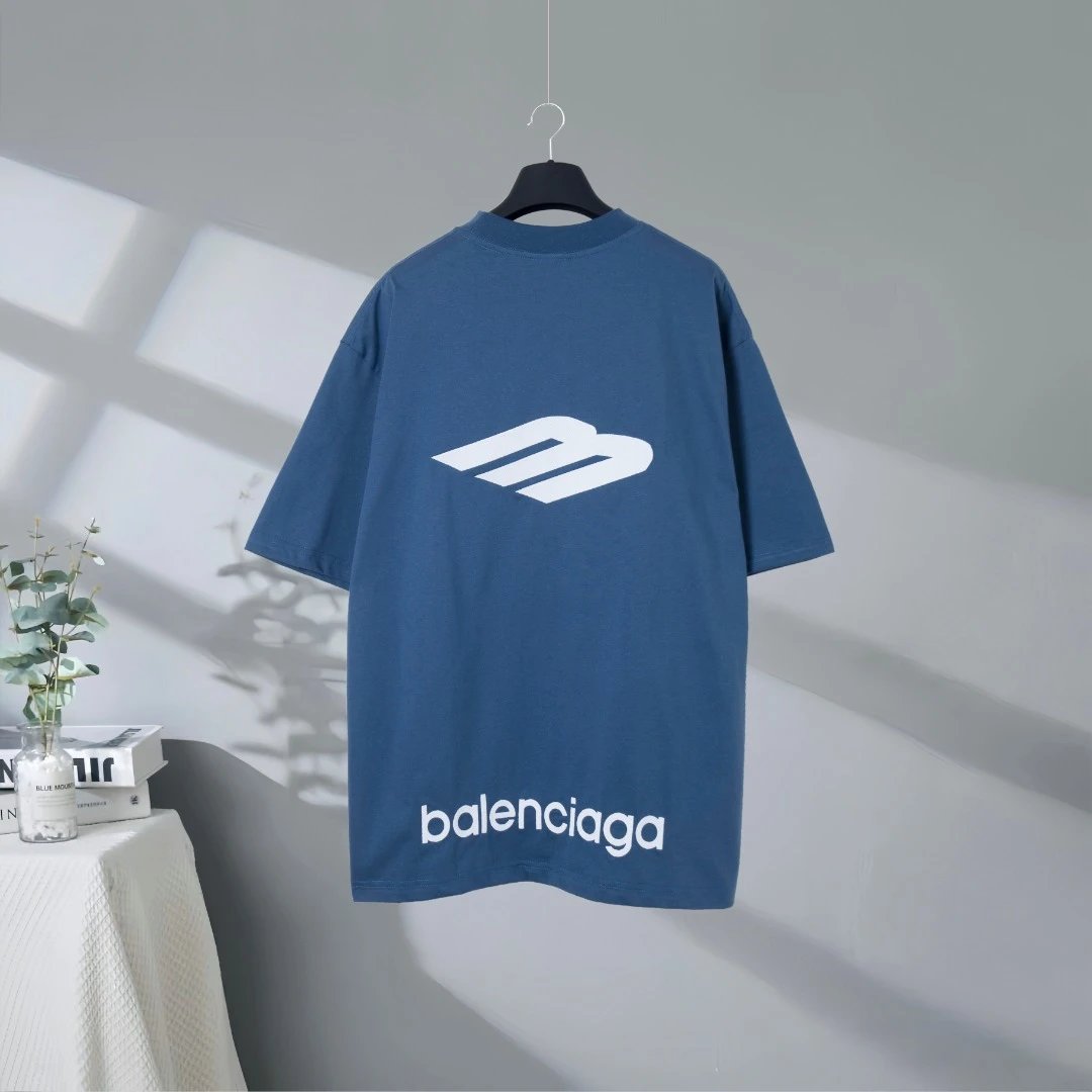 Balenciaga Oversized Cotton T-Shirt Minimalist Logo Unisex