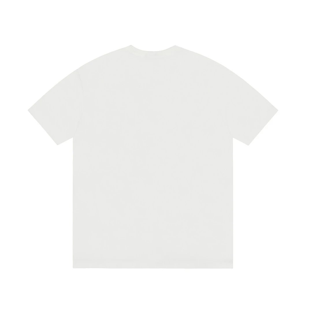 AMI Classic Heart Logo White Cotton T-Shirt