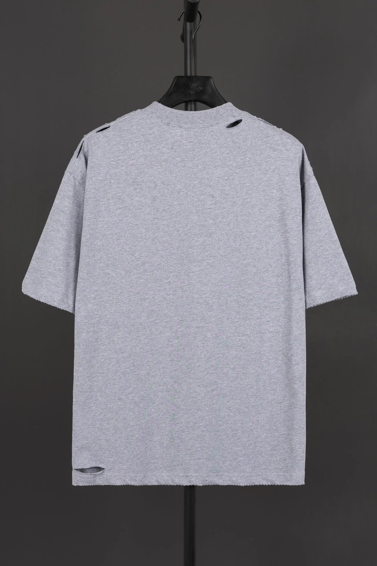 Balenciaga Planet Earth Gray Graphic T-Shirt
