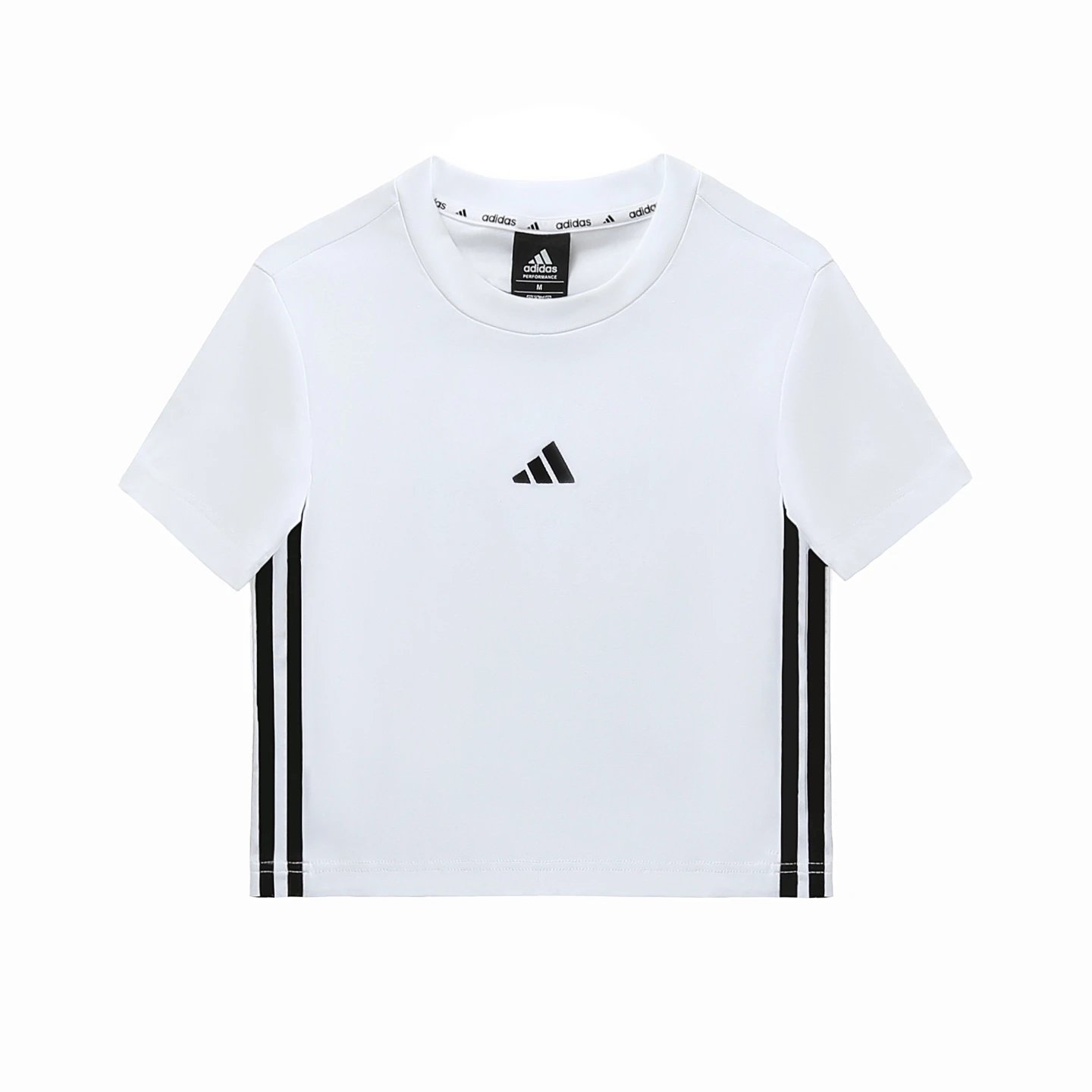 Adidas Three Stripes Short Sleeve Sports T-Shirt
