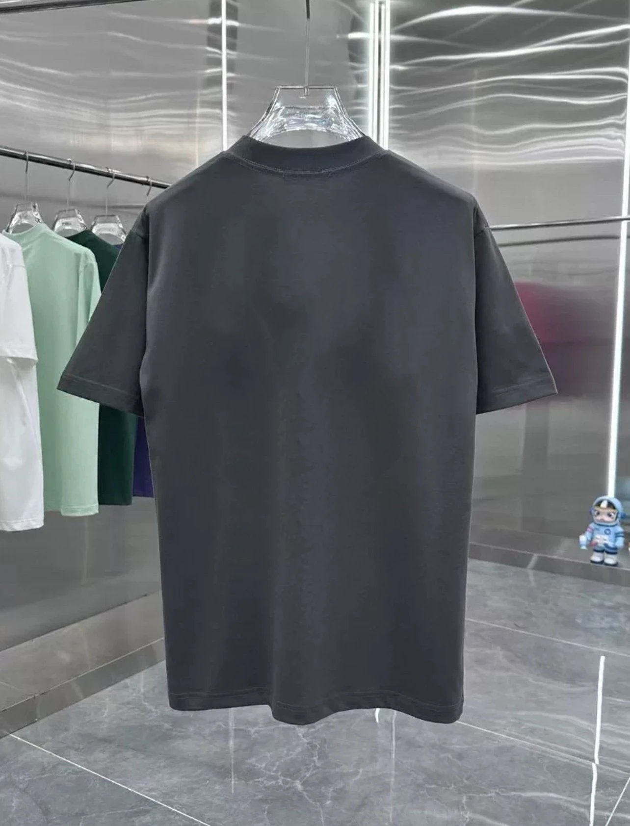 Adidas Classic Black Trefoil Cotton T-Shirt