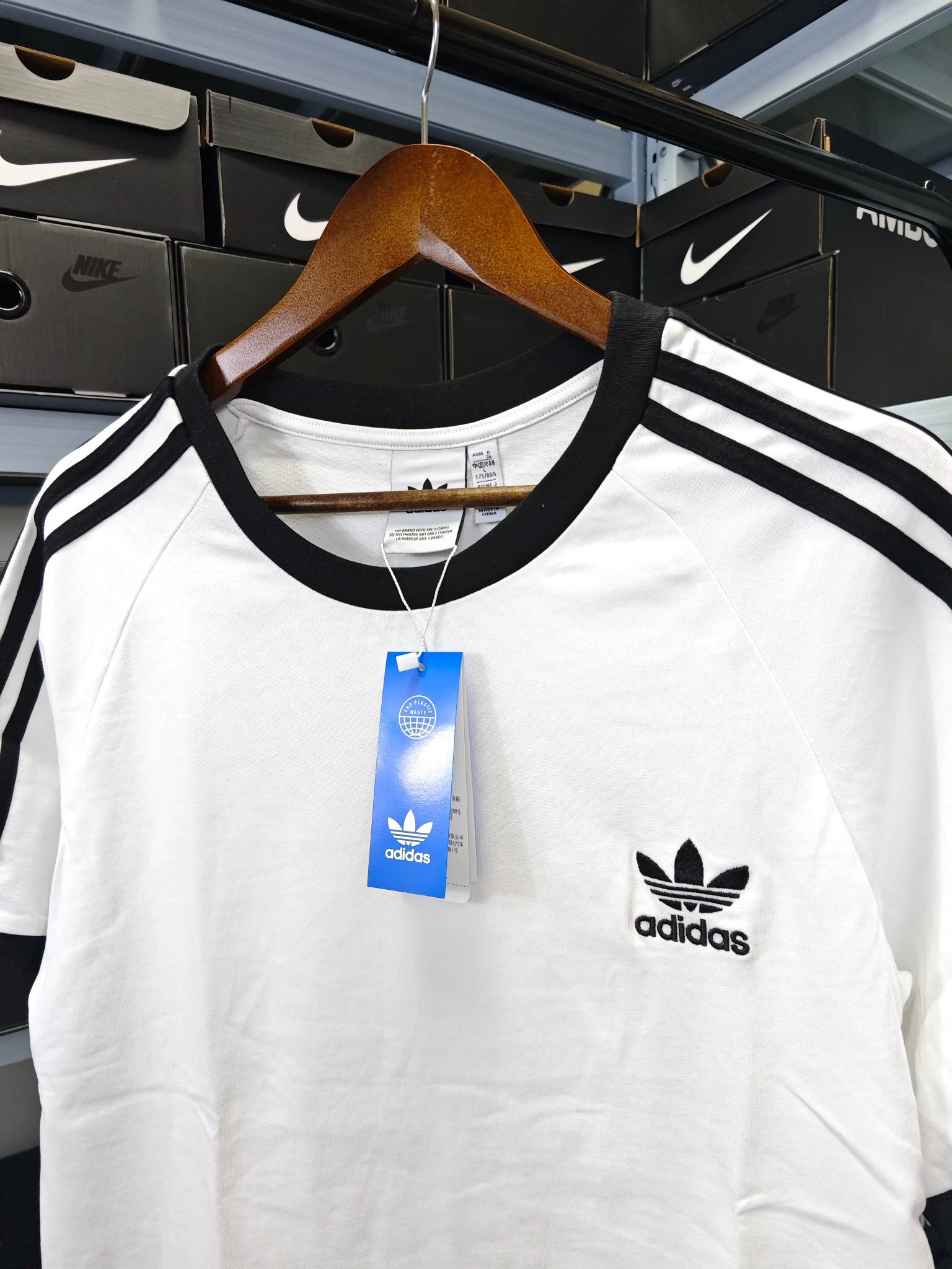 Adidas Men 3-Stripes Classic Cotton T-Shirt