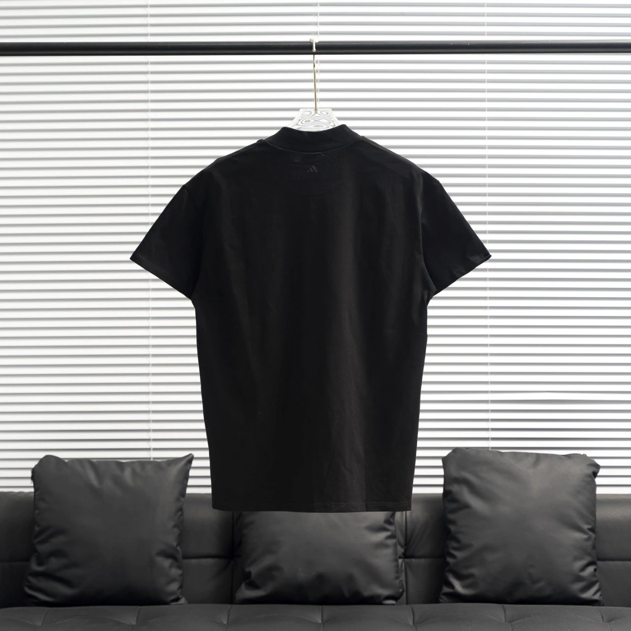 Adidas Basketball Black Logo Cotton T-Shirt