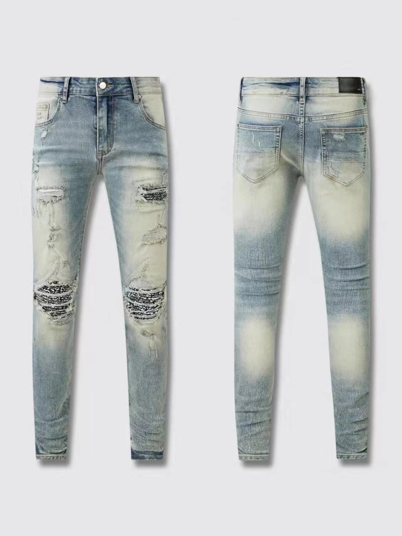 AMIRI Vintage Ripped Skinny Jeans for Men