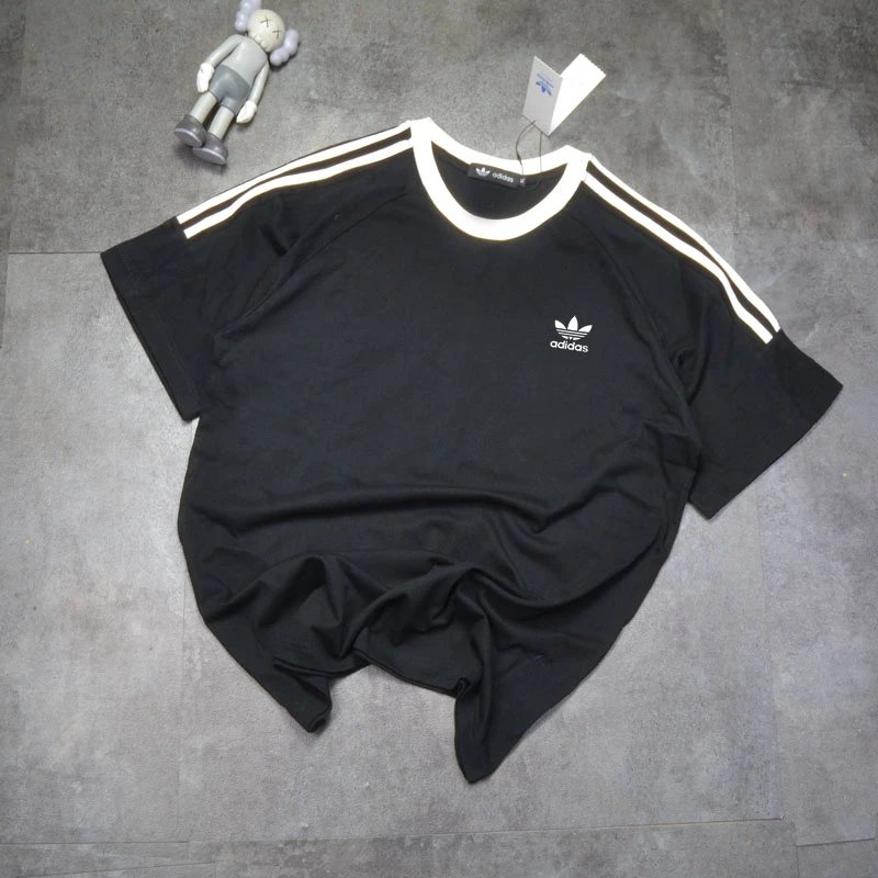 Adidas 3-Stripes Classic Cotton T-Shirt Unisex Casual Tee
