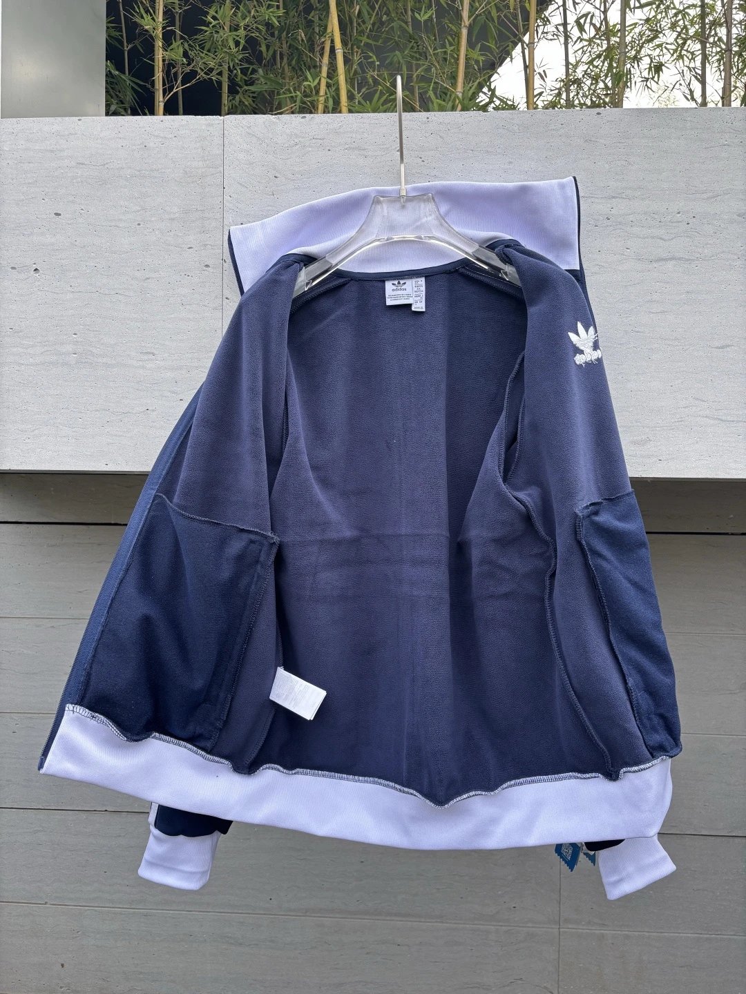 Adidas Men's Classic Navy Blue Track Jacket