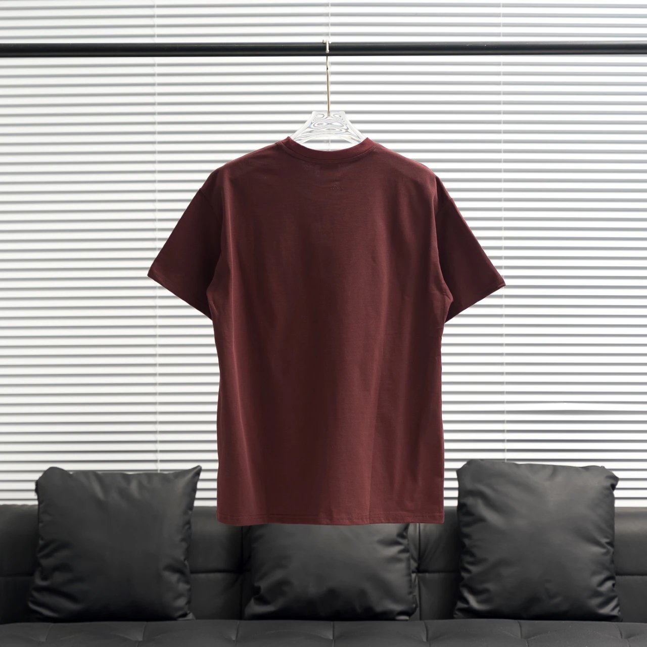 Adidas Maroon Basketball Cotton T-Shirt Men's