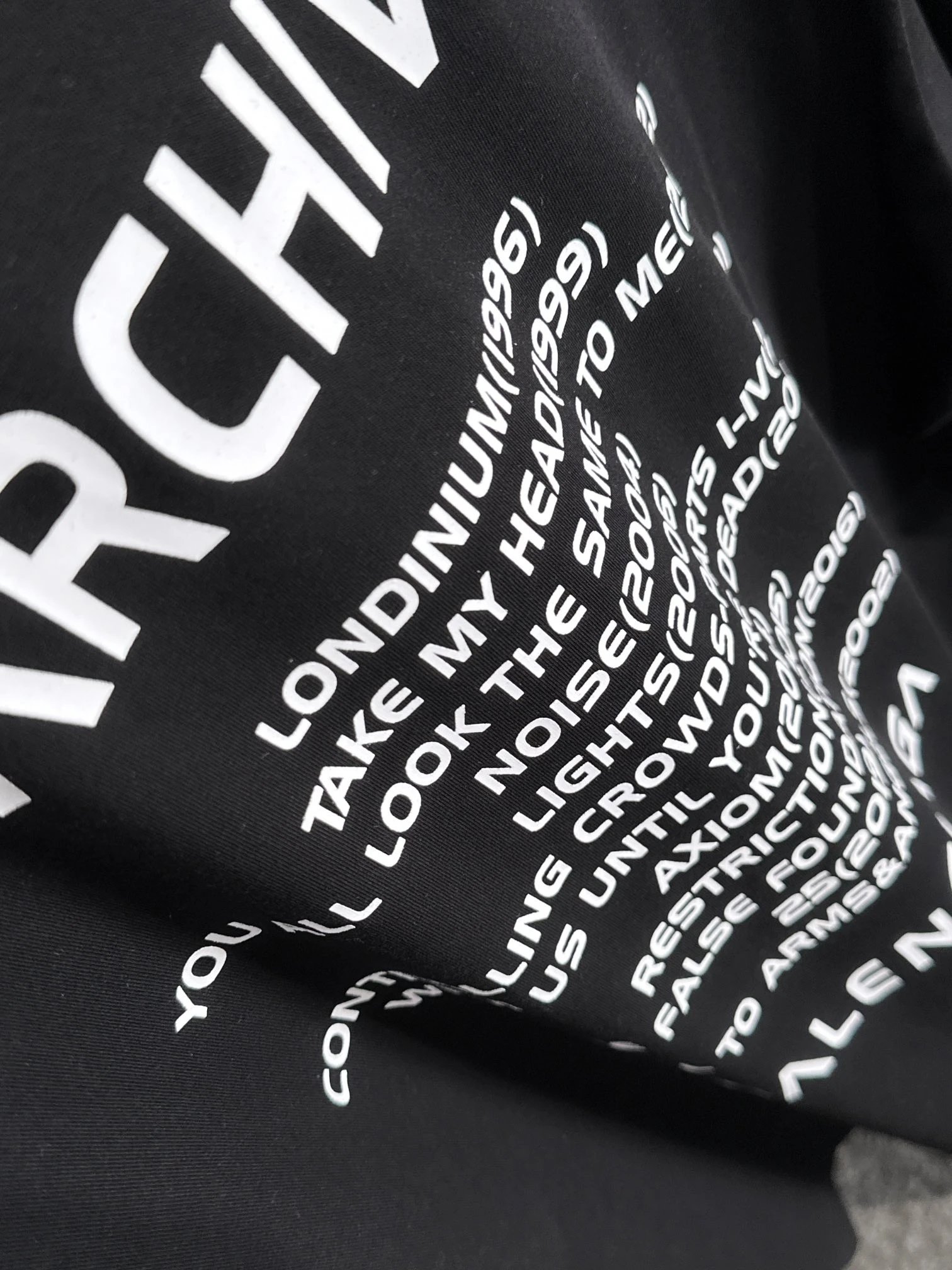 Balenciaga Black Cotton Logo T-Shirt
