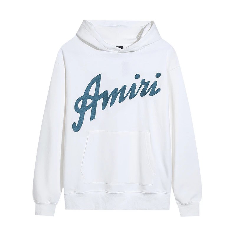AMIRI Logo Print Cotton Streetwear Hoodies