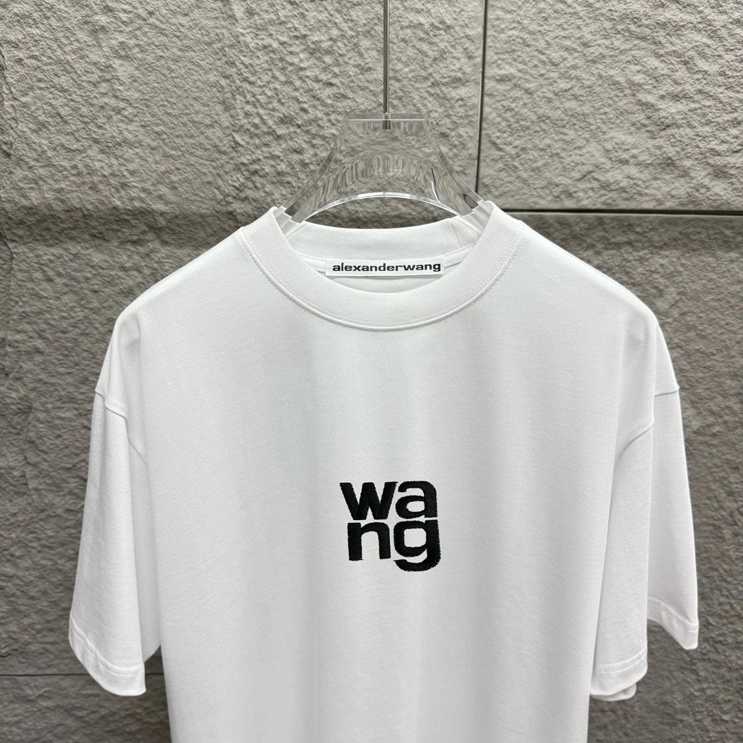 Alexander Wang Logo Cotton Unisex T-Shirt