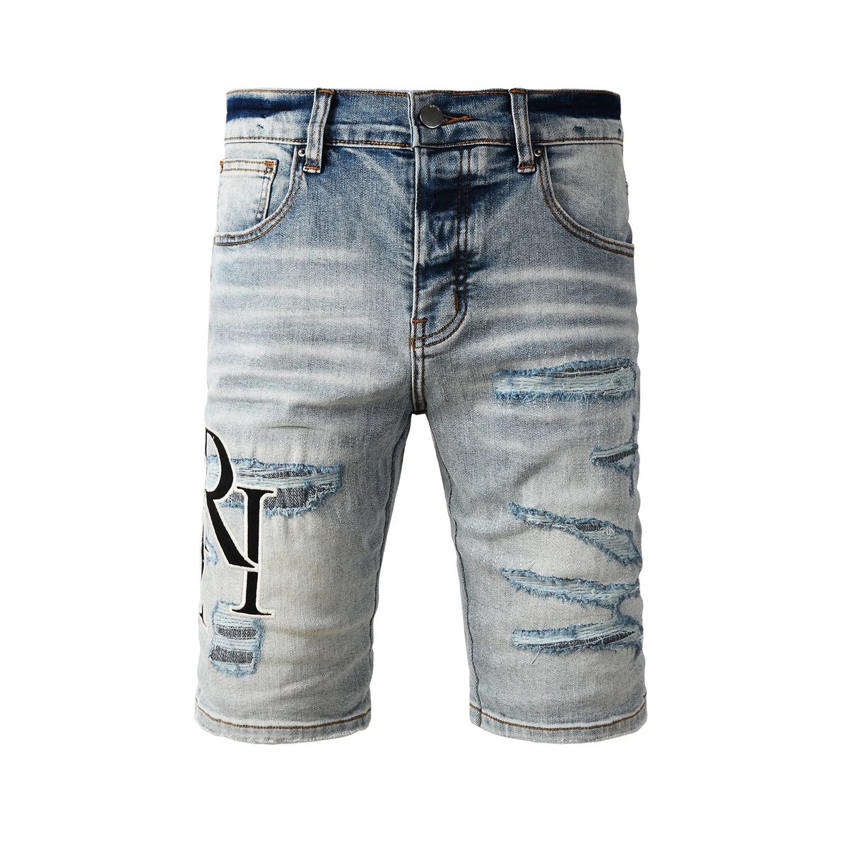 AMIRI Vintage Ripped Denim Shorts Men