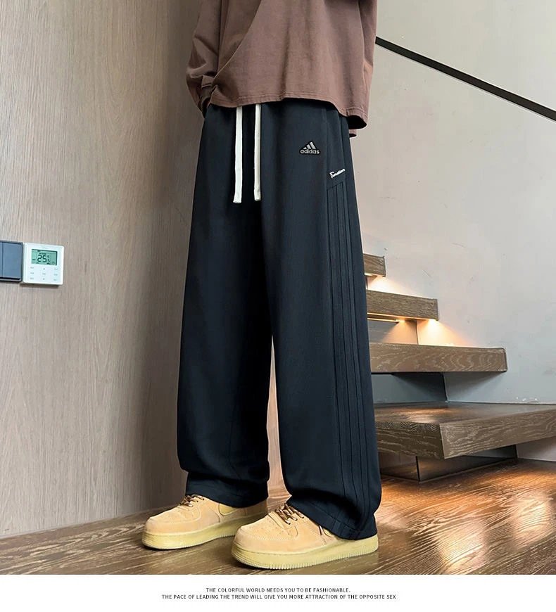 ADIDAS Men's Loose Fit Sports Pants Casual Trousers
