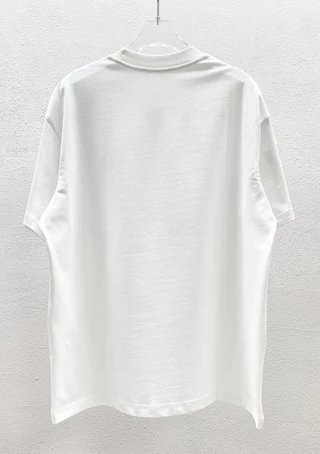 Alexander Wang Paint Splatter Logo Cotton T-Shirt