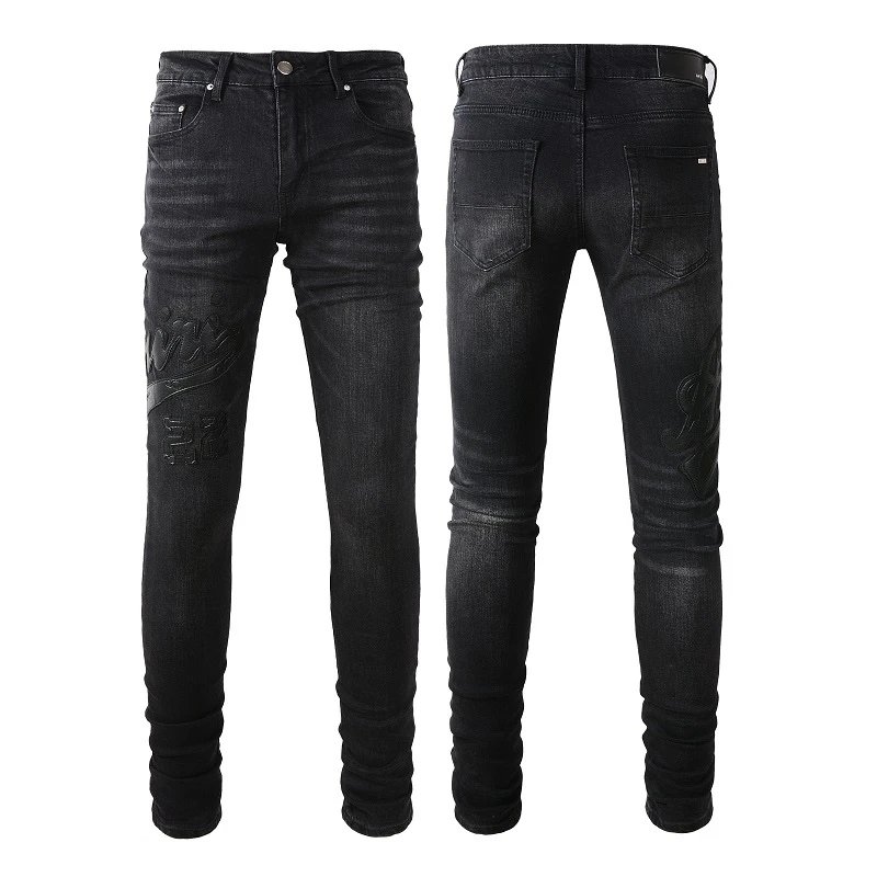 AMIRI Men’s Black Slim Fit Stretch Denim Jeans