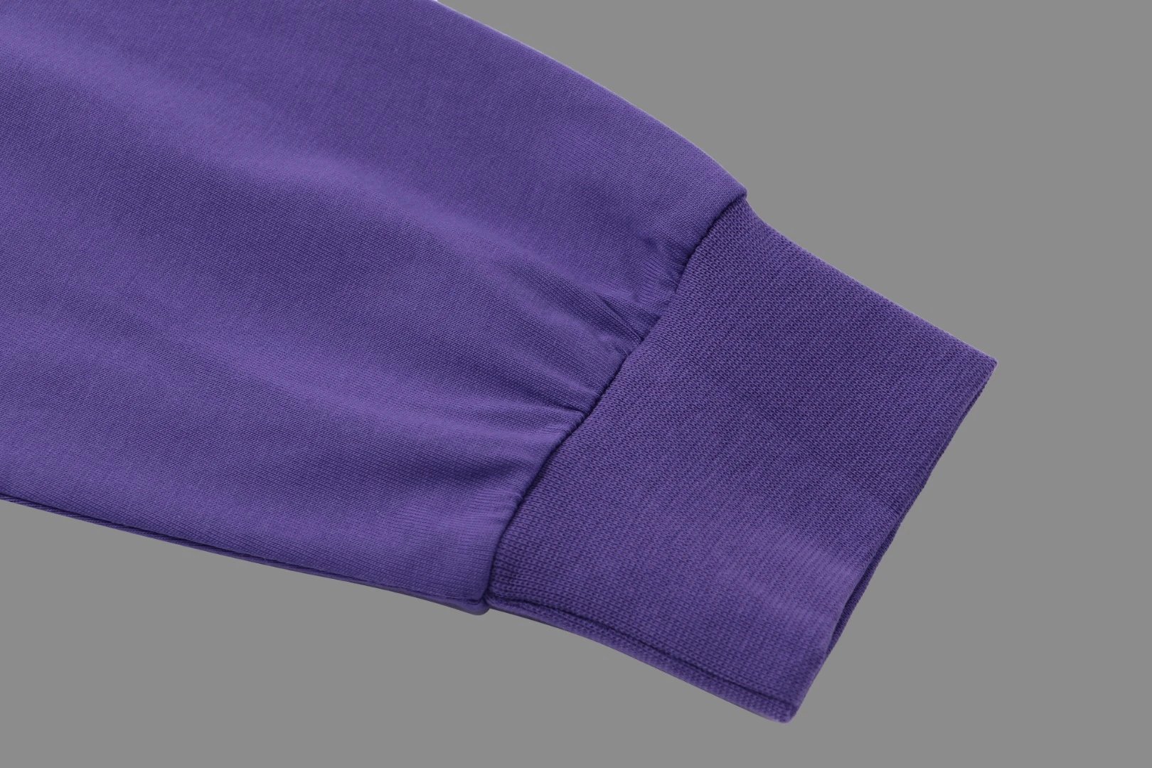 Balenciaga 01 Purple Oversized Cotton Hoodie
