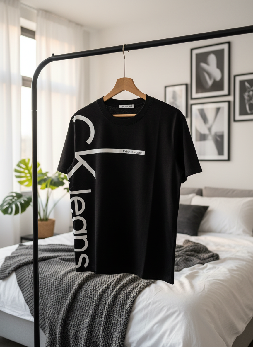 Calvin Klein Black CK Jeans Logo T-Shirt Men