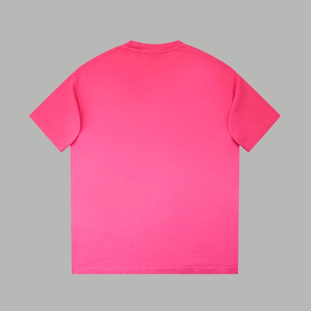 Alexander Wang Pink Logo Cotton Unisex T-Shirt