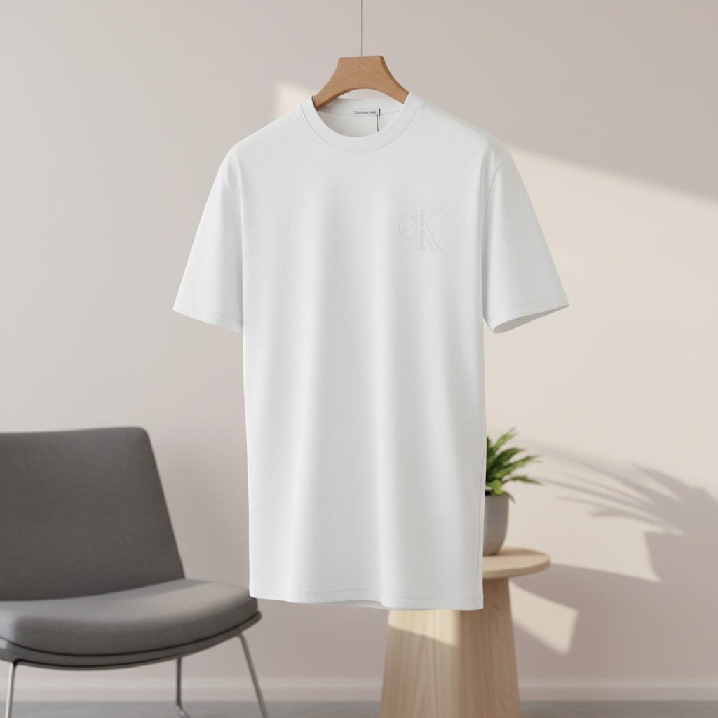 Calvin Klein Men’s Classic White Cotton T-Shirt