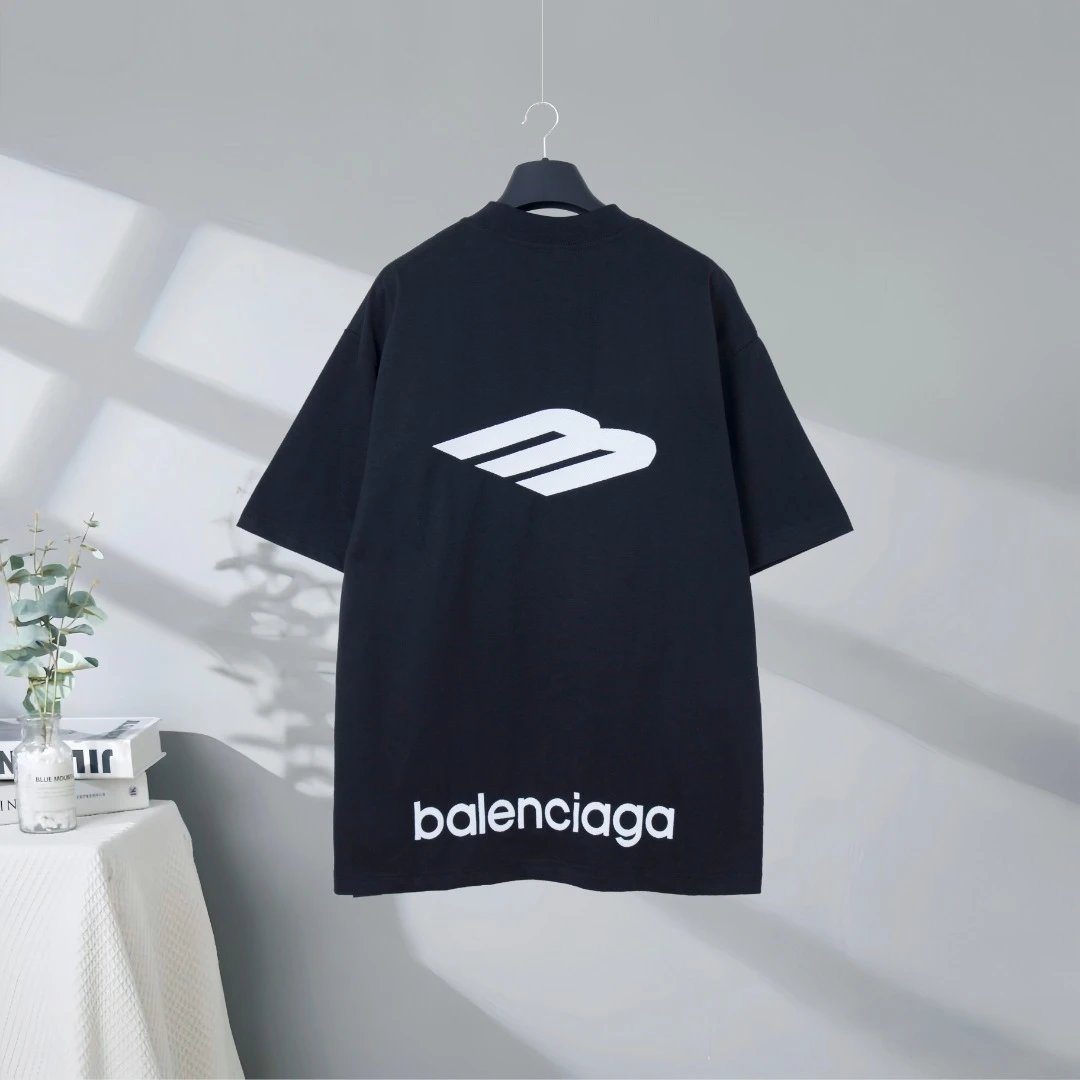 Balenciaga Oversized Cotton T-Shirt Unisex Streetwear Top