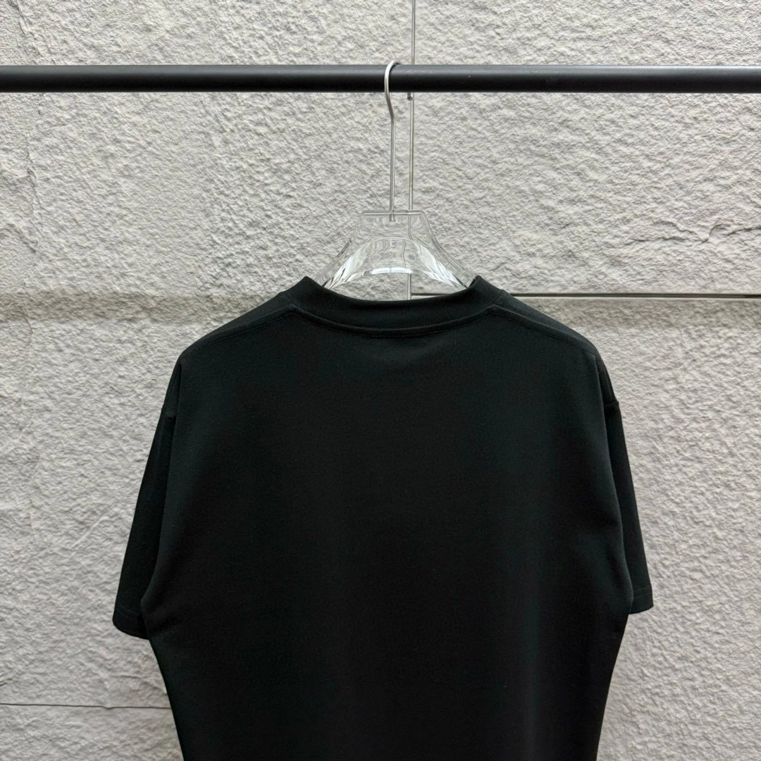 Alexander Wang Black Graphic Logo T-Shirt