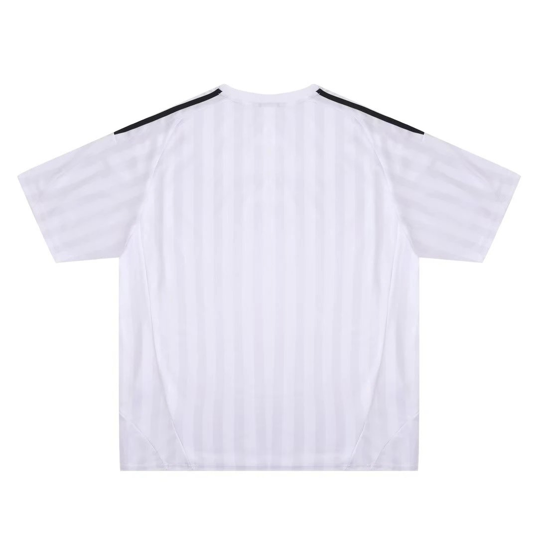 Adidas Sports T-Shirt Breathable Striped Athletic Top