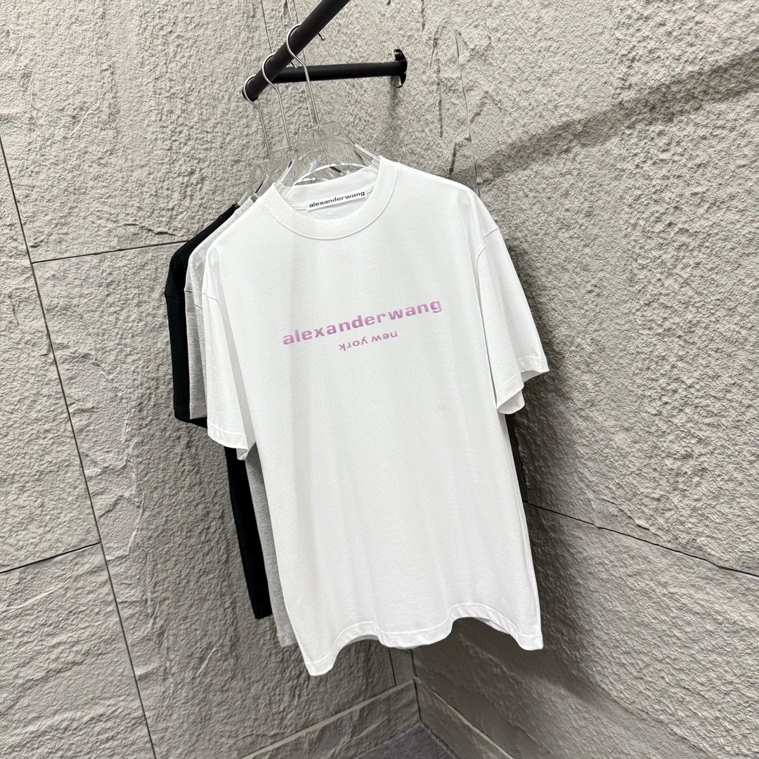 Alexander Wang Classic Logo Cotton T-Shirt