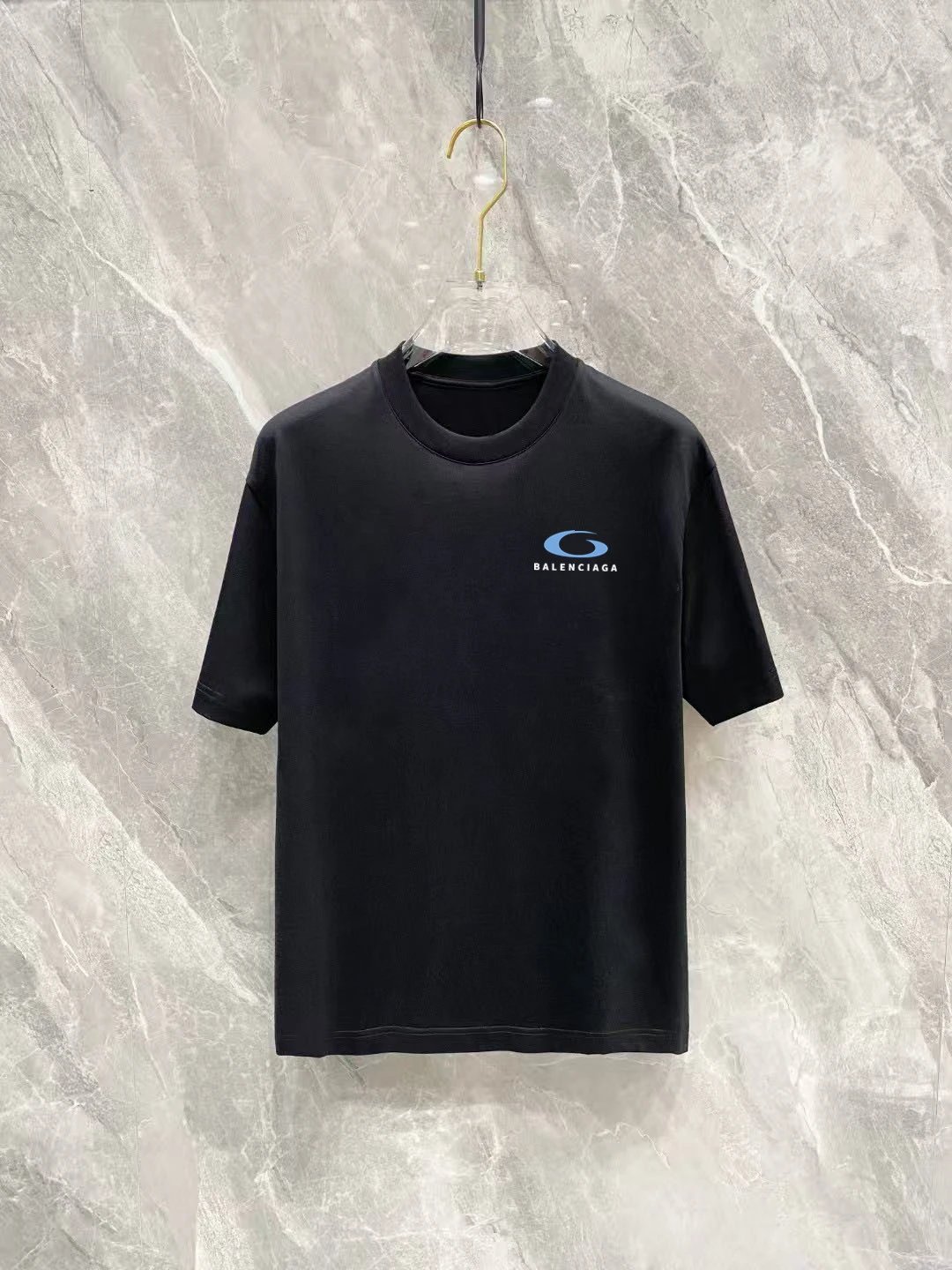 Balenciaga Cotton Unisex Minimalist Logo T-Shirt