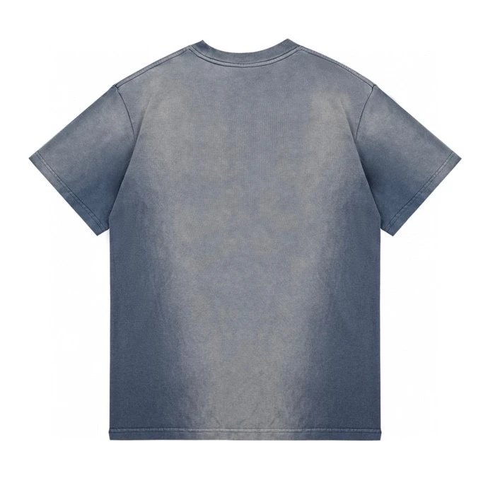Alexander Wang Washed Gray Logo Cotton T-Shirt