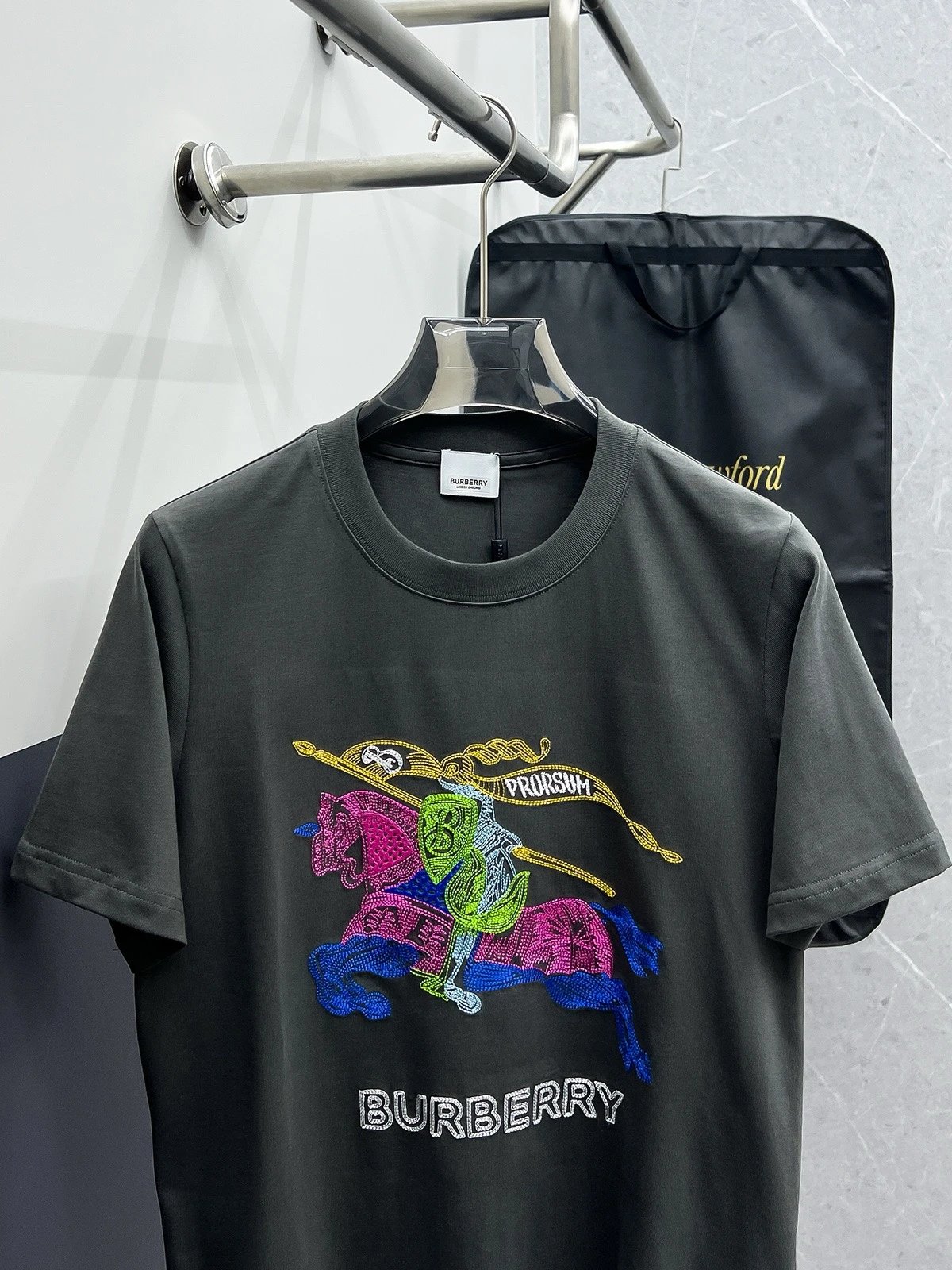 Burberry Men's Cotton T-Shirt Made in Italy