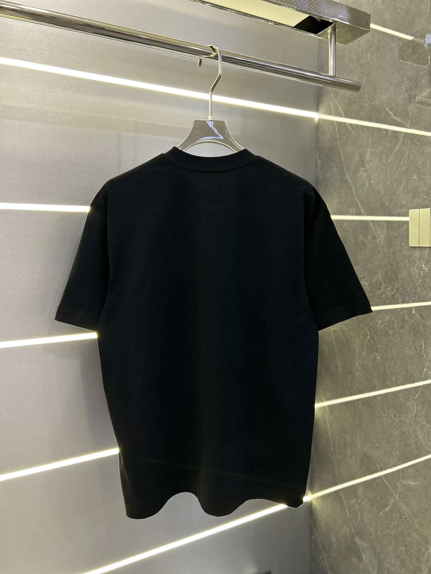 Alexander Wang Club Crystal Black Graphic T-Shirt