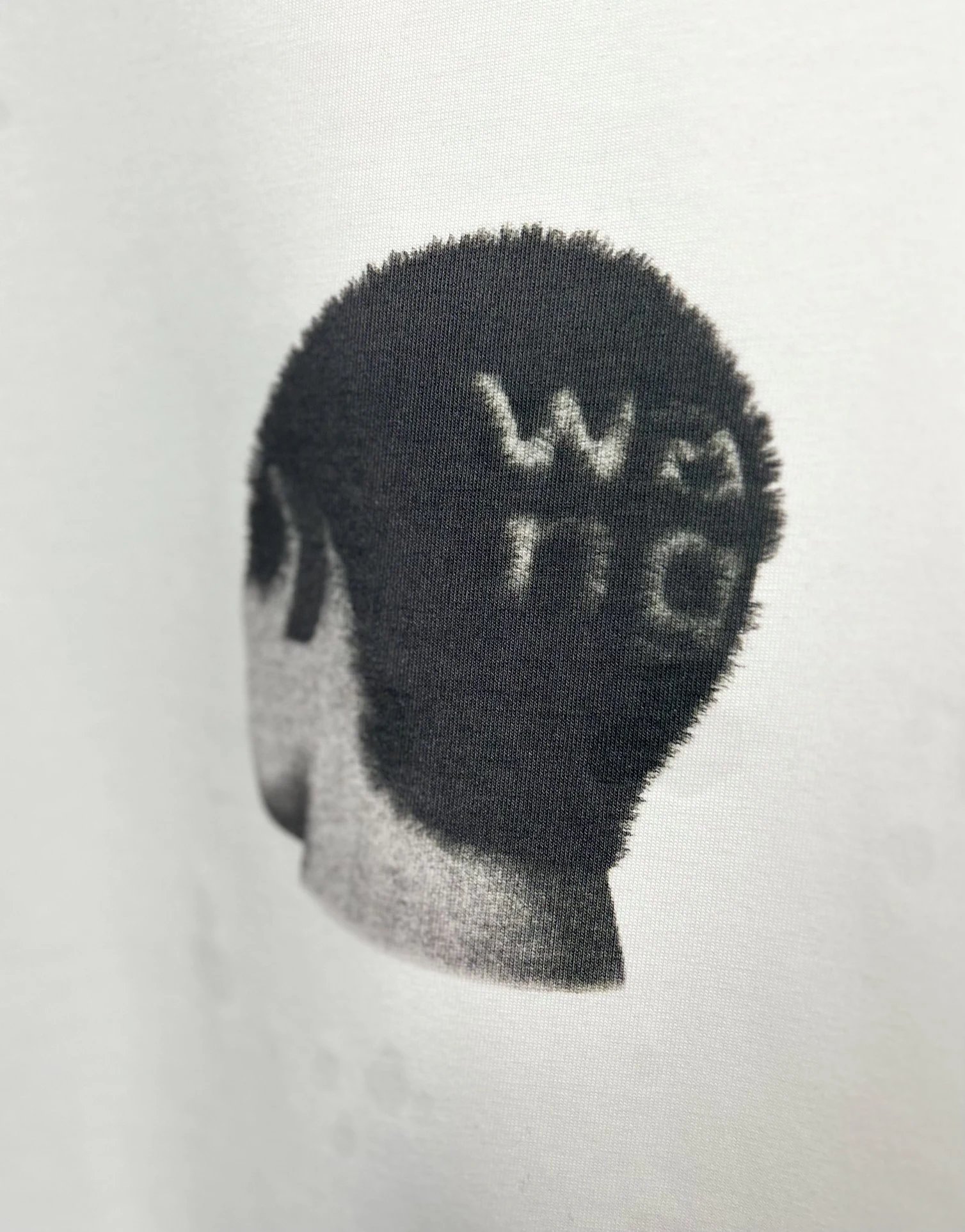 Alexander Wang Graphic Cotton White T-Shirt