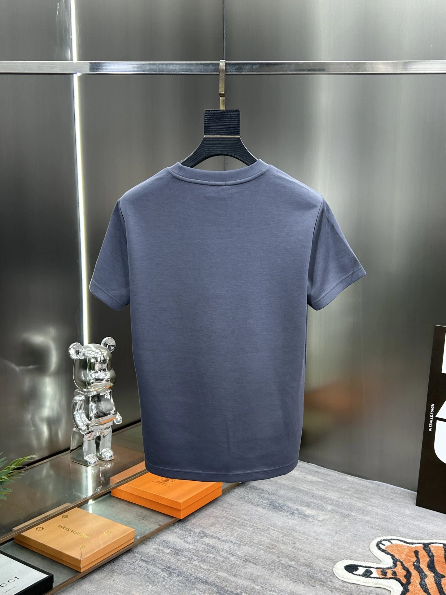 Burberry Men’s Equestrian Knight Cotton Graphic T-Shirt