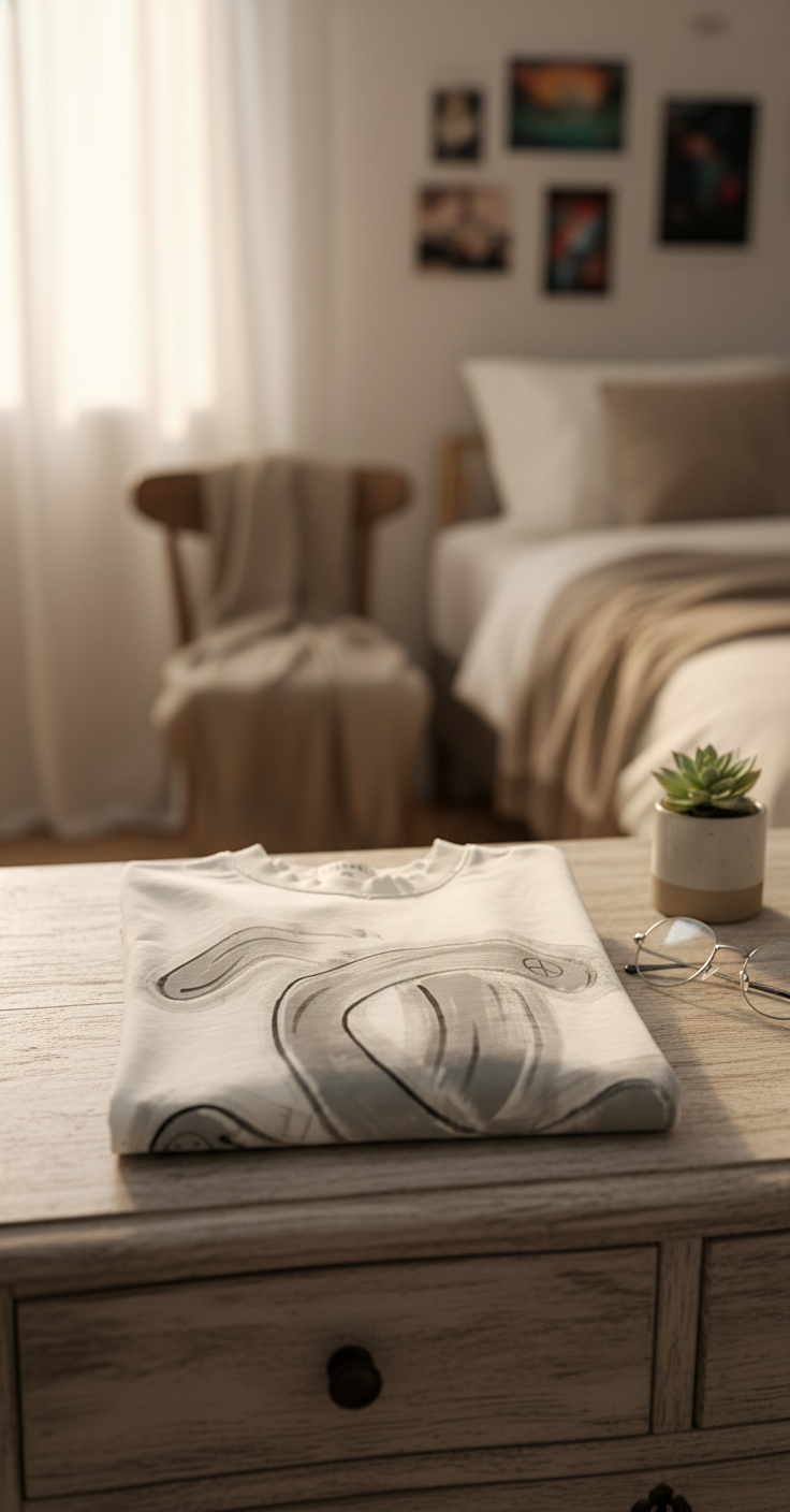 CHANEL Double C Logo Oversized Cotton Streetwear T-Shirt