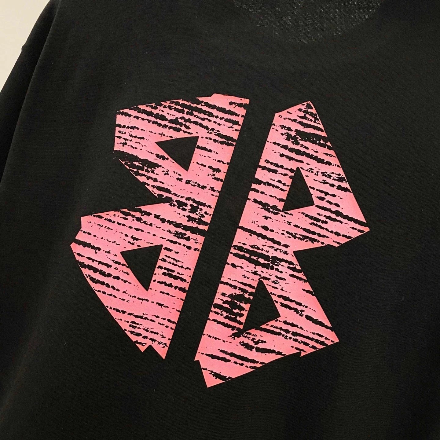 Balenciaga Black Red Logo Men’s Cotton T-Shirt