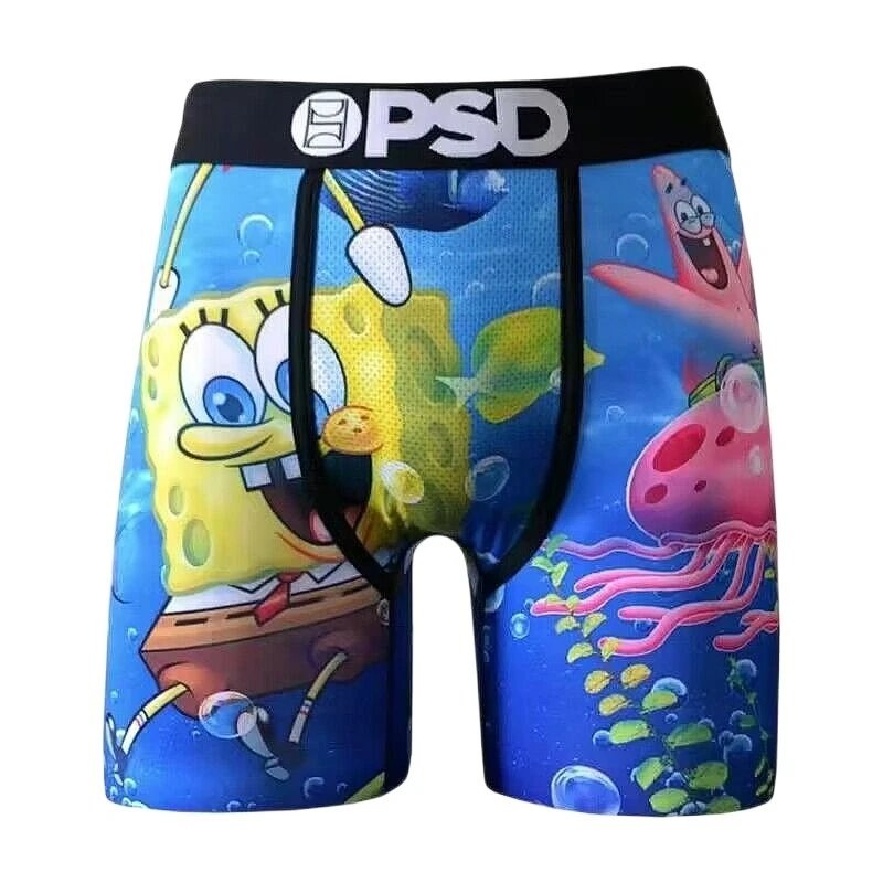 PSD Underwear Printed Boxer Briefs — P48 Haibao