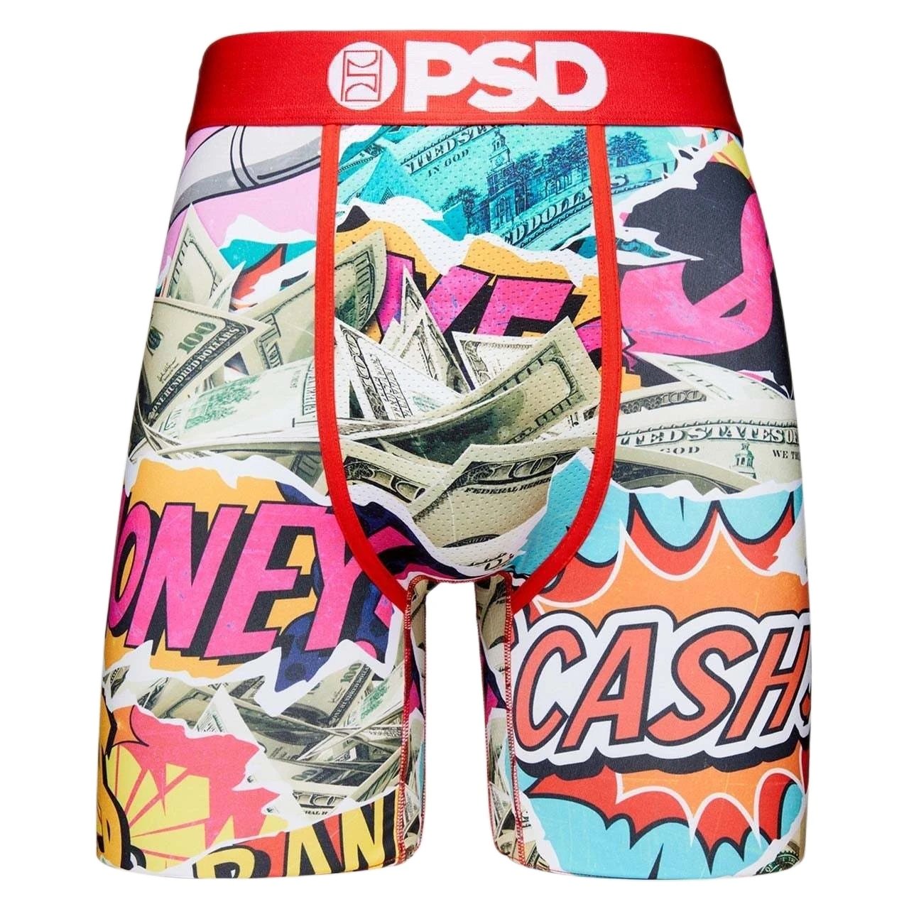 PSD Underwear Printed Boxer Briefs — P 37 Dollar Letter