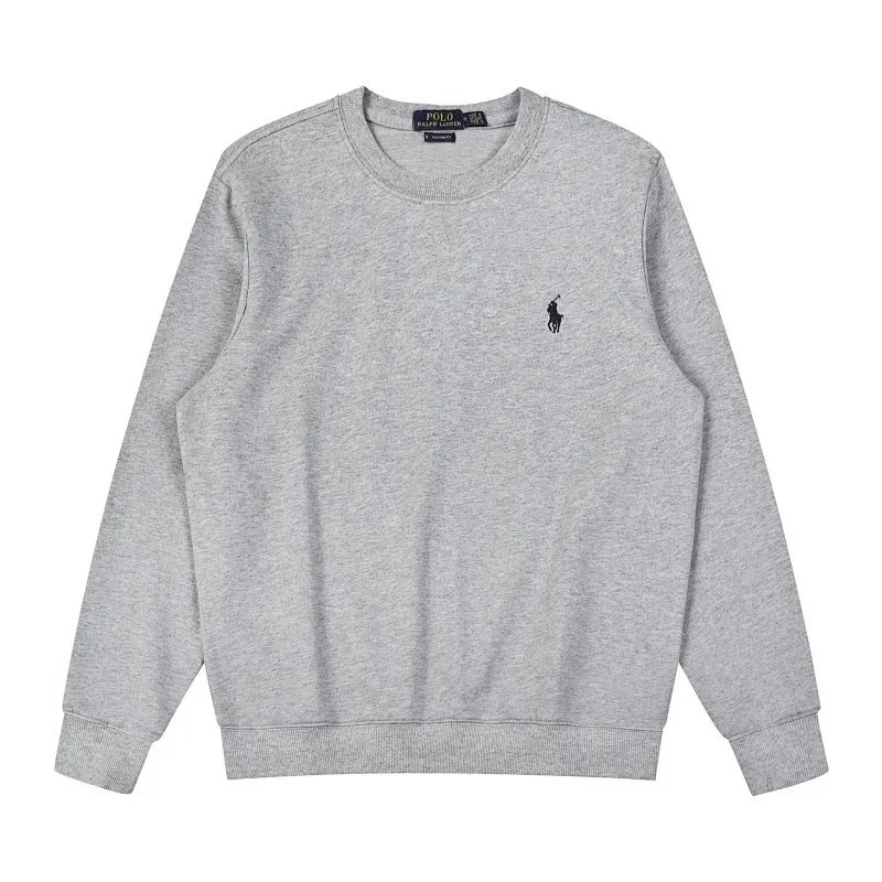 Crew Neck Gray with Black Label