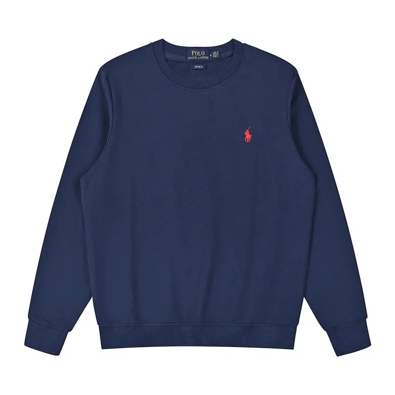 Crew Neck Royal Blue with Red Label