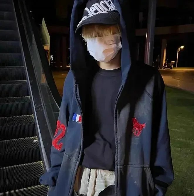 Mud-Dyed Warhorse Cardigan Sweatshirt (No Logo)