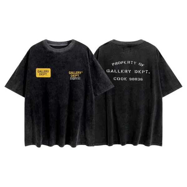 Lanvin Départ de la Galerie Black Oversized T-Shirt - 54