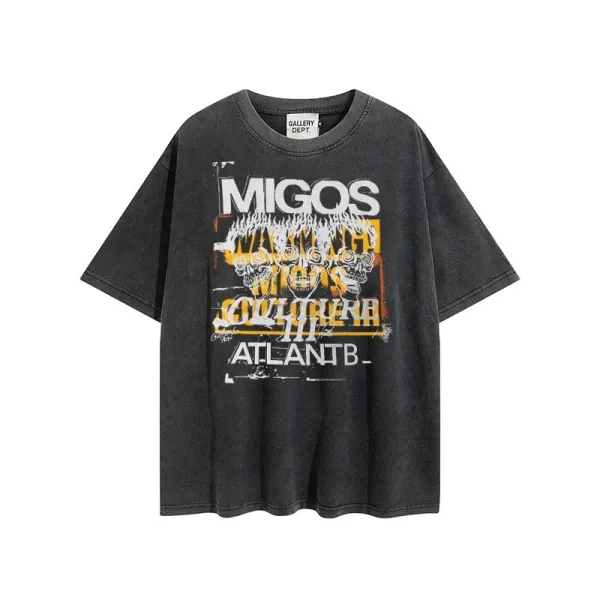 Lanvin Départ de la Galerie Black Oversized T-Shirt - 66