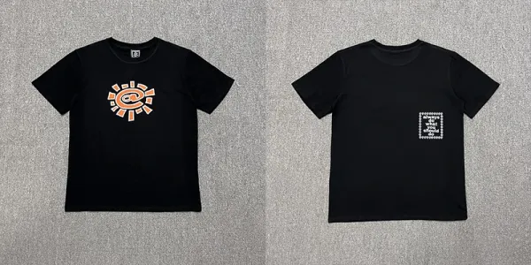 Far From What Sun Logo Black T-Shirt - 1