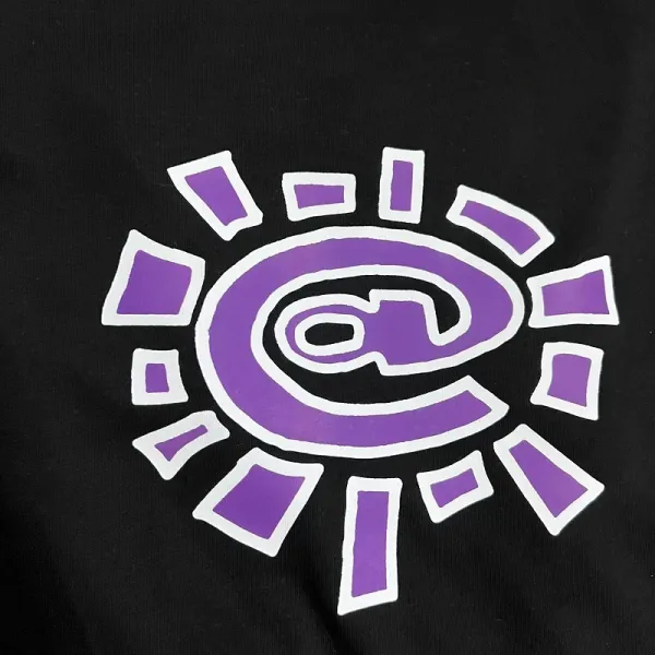 Design Graphic Print Black T-Shirt - 28