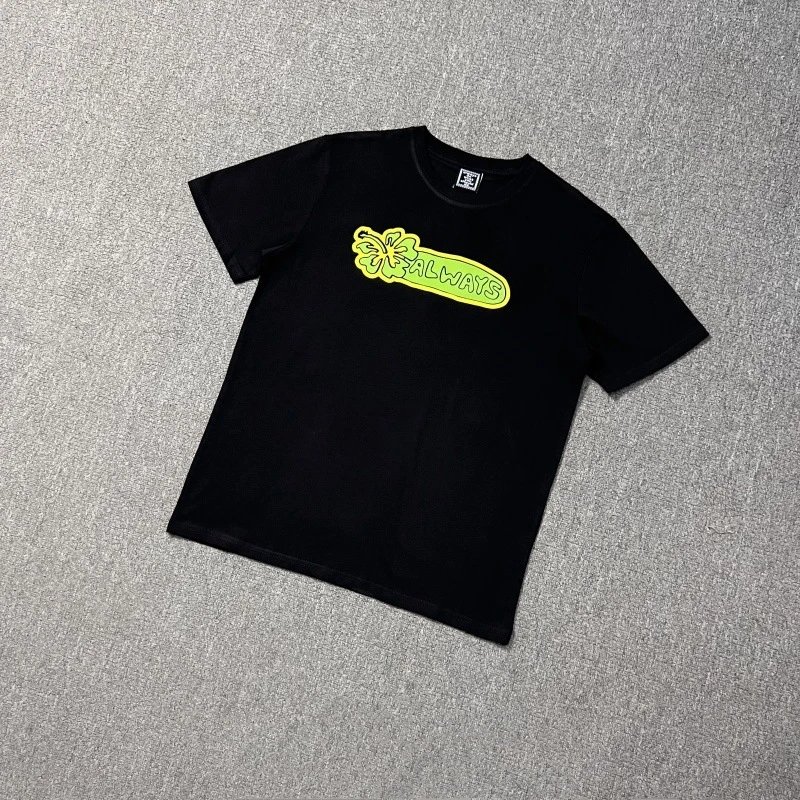 Design Graphic Print Black T-Shirt - 41