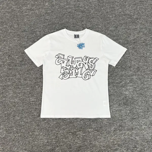 Design Graphic Print Black T-Shirt - 49