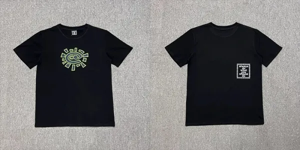 Design Graphic Print Black T-Shirt - 14