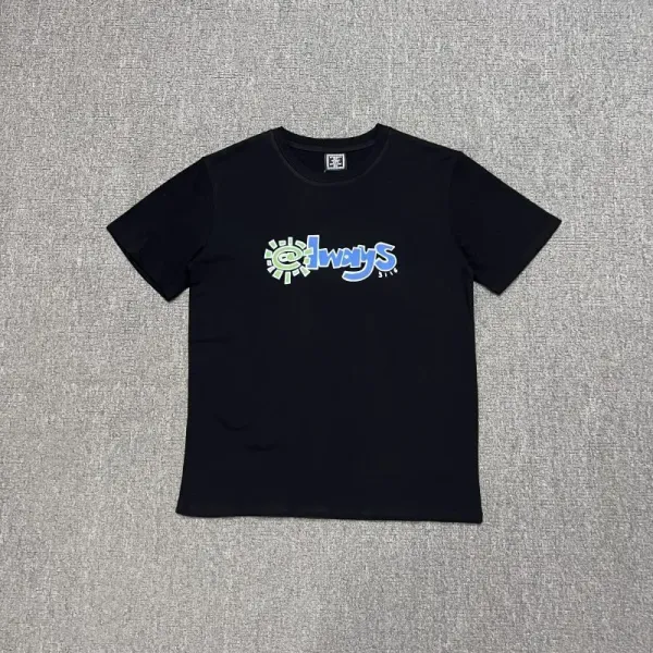 Design Graphic Print Black T-Shirt - 33