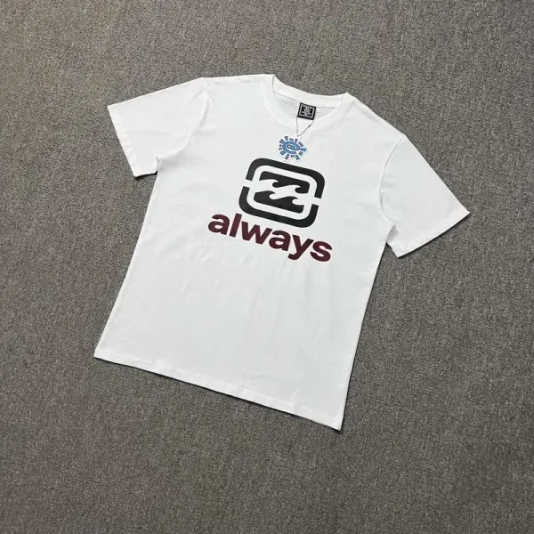 Design Always Logo Graphic T-Shirt White T-Shirts - 1